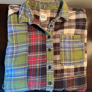 BDG medium patchwork flannel